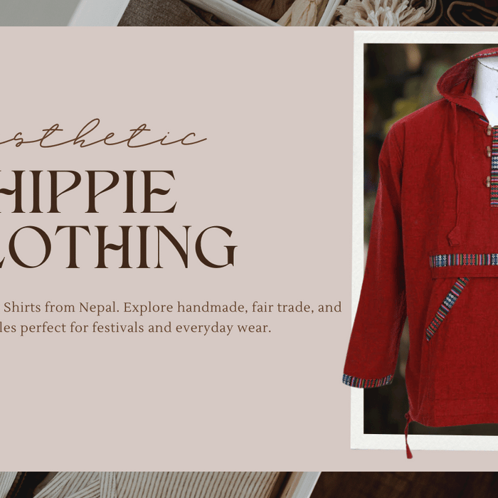 hippie cotton hoodie