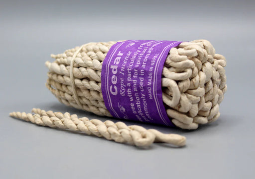 Nepalese Cedar Rope Incense - Aromatic Meditation Aid" - 3