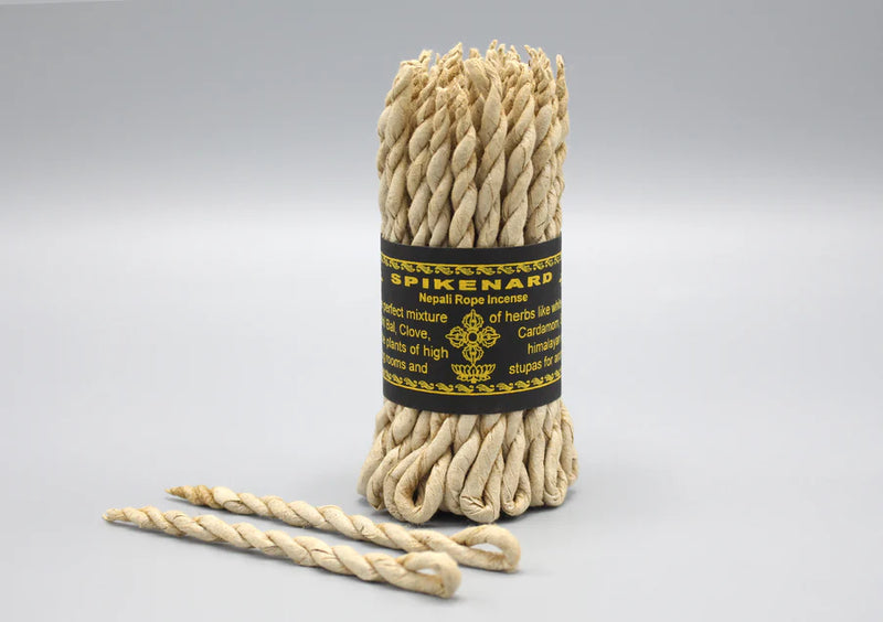 Natural Spikenard Nepali Rope Incense - Himalayan Aromatic Ambiance - 1
