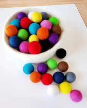 Fair Trade Handmade Felt Balls from Nepal