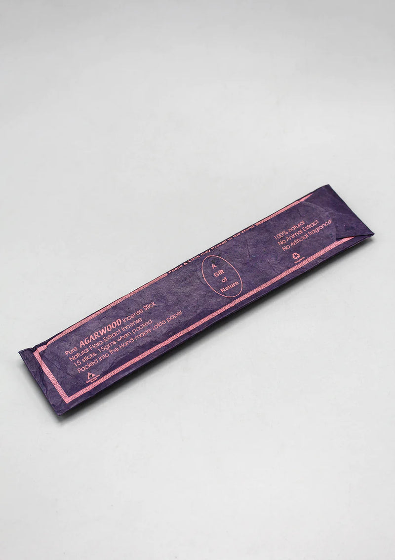 Pure Agarwood Flora Incense Sticks - Uplifting Fragrance for Peace and Harmony - 1