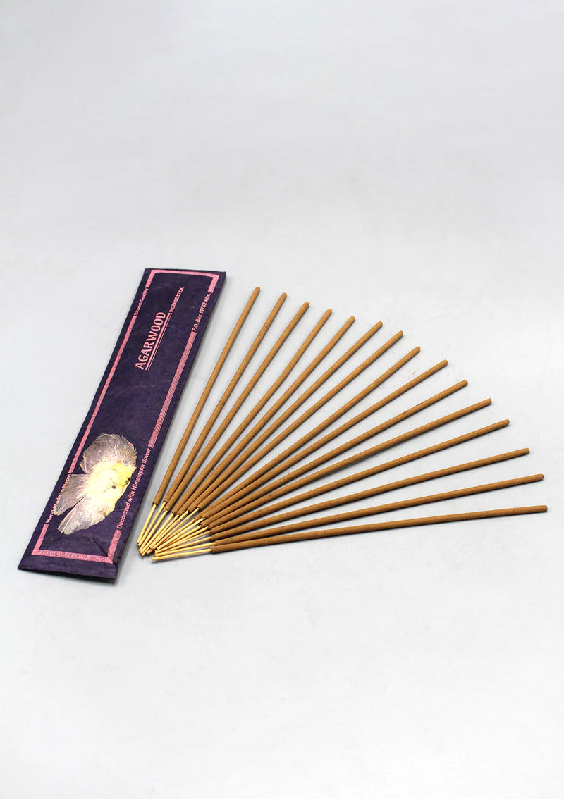 Pure Agarwood Flora Incense Sticks - Uplifting Fragrance for Peace and Harmony - 3