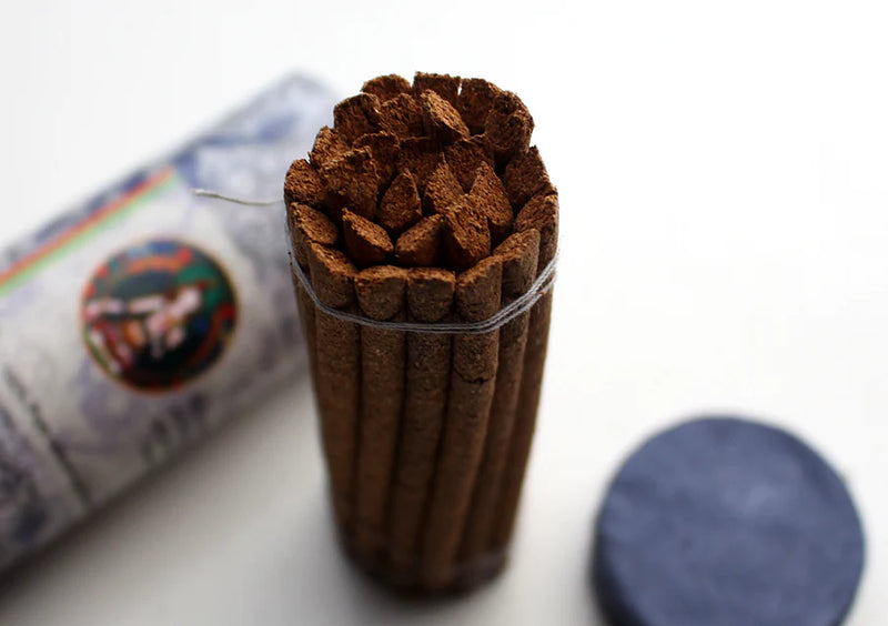 White Tara Tibetan Incense Sticks - Mini Size, Handmade with Precious Herbs - 1