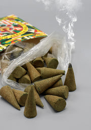 Green Tara Cone Incense - Sacred Blend for Wishes & Protection - 4
