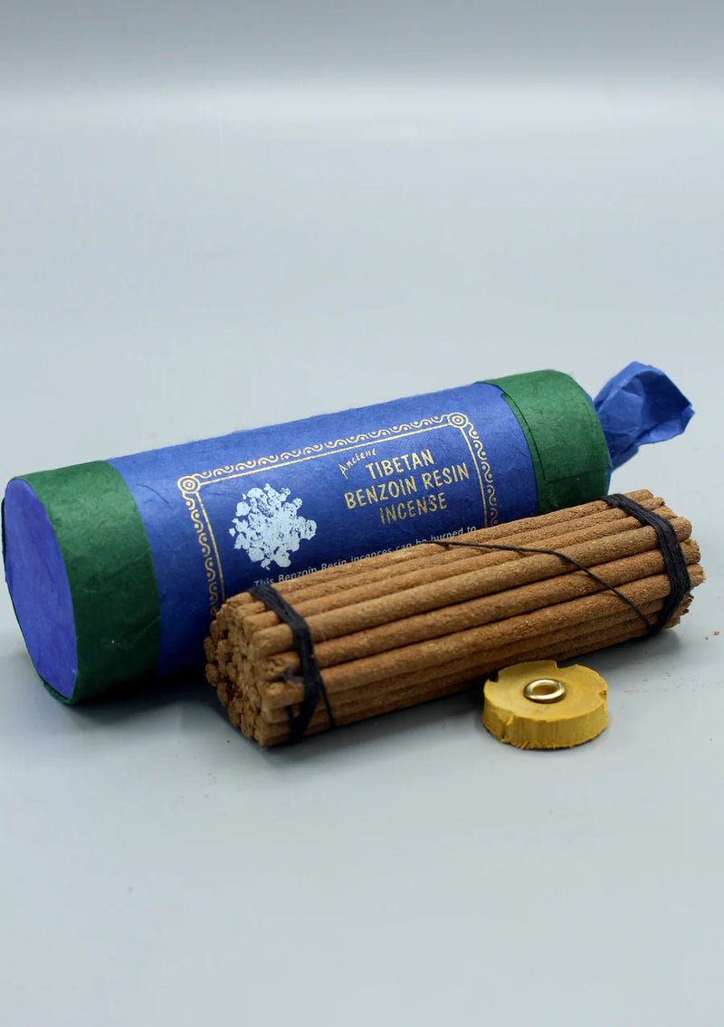 Tibetan Benzoin Incense - Handmade Herbal Resin for Emotional Balance and Prosperity - 2