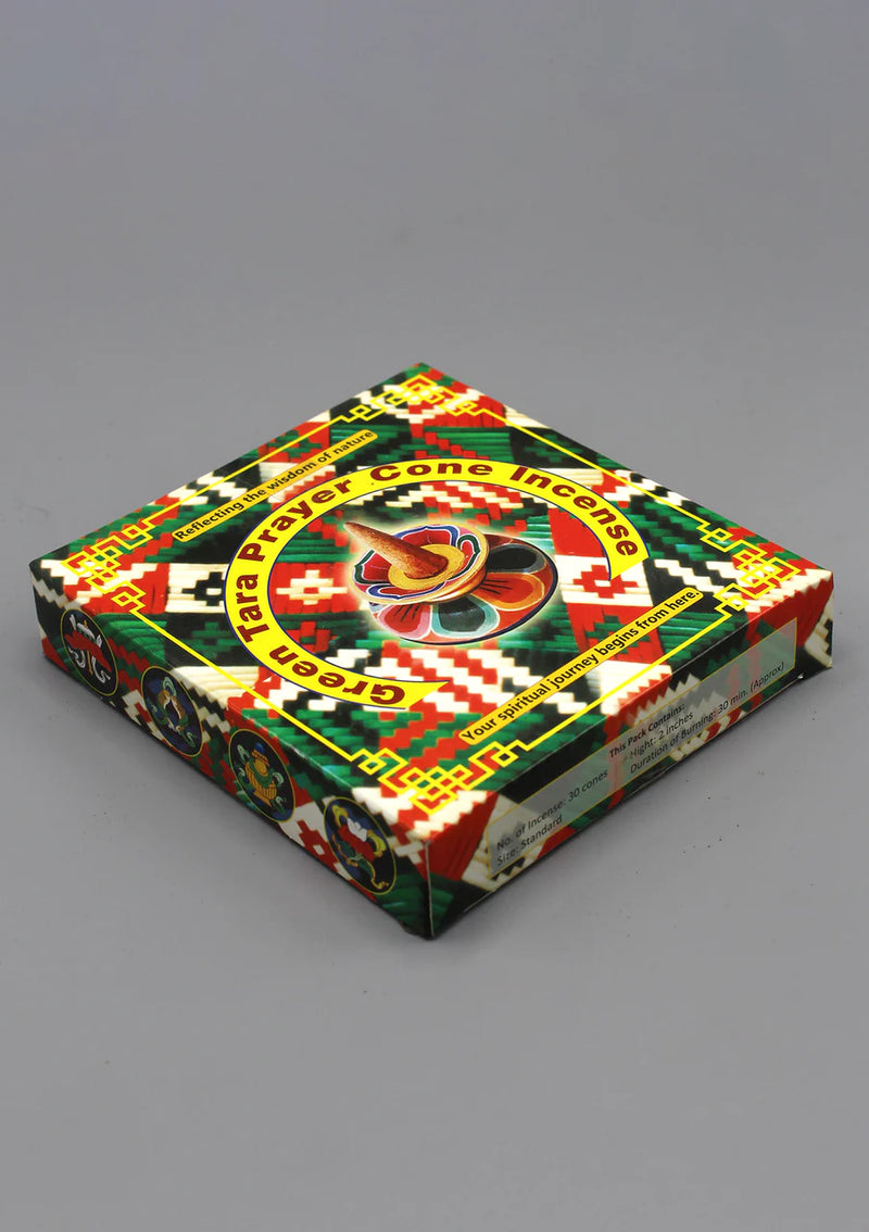 Green Tara Cone Incense - Sacred Blend for Wishes & Protection - 5