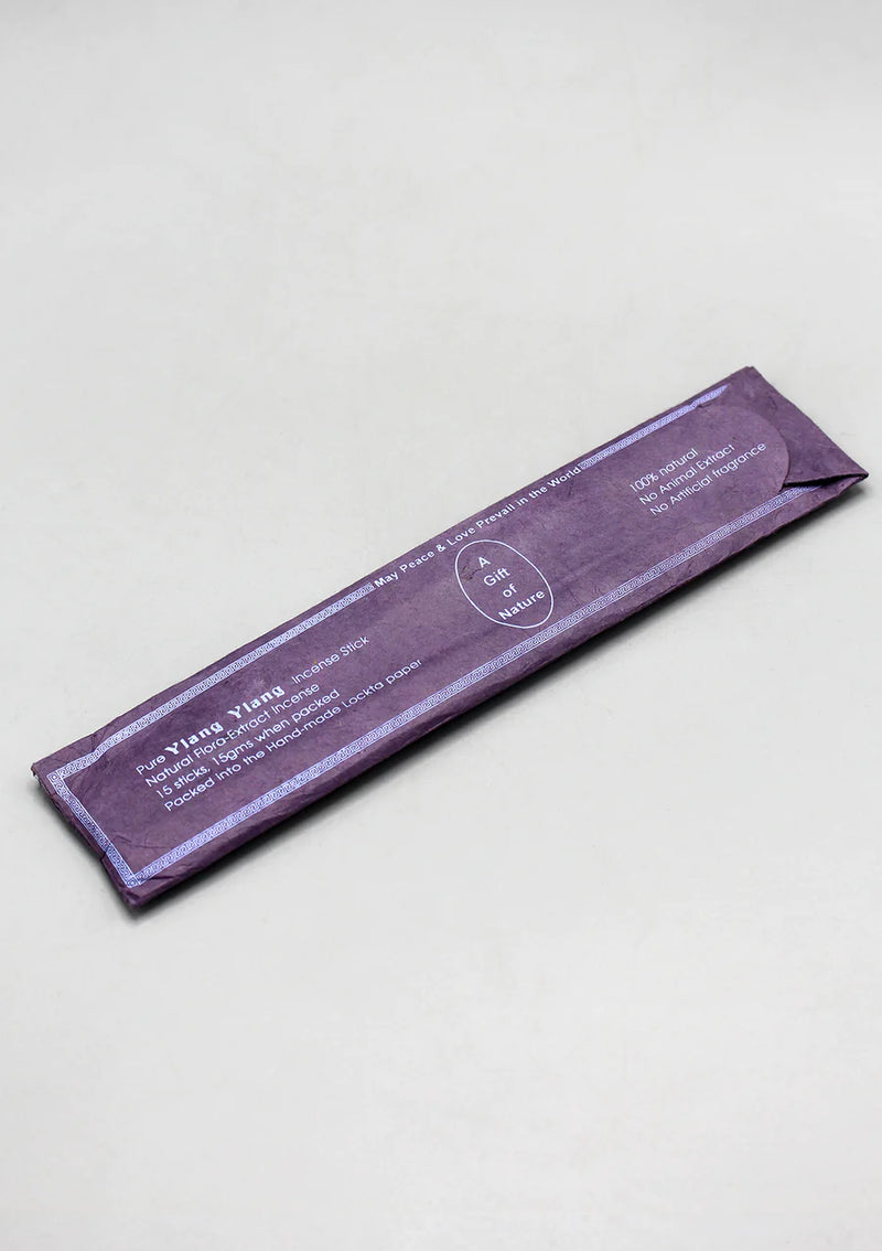 Ylang Ylang Flora Incense Sticks - Natural and Uplifting Fragrance - 1