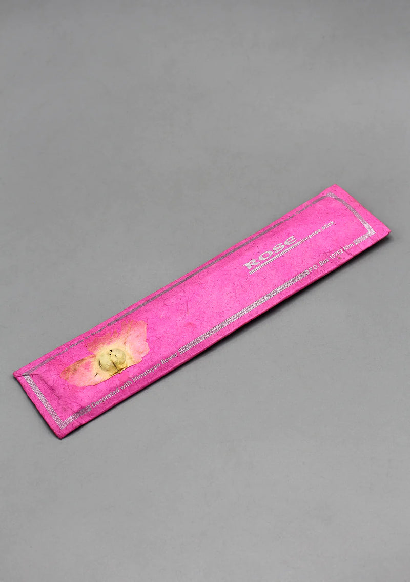 Rose Flora Incense Sticks - 100% Natural Fragrance for Peace and Harmony - 2