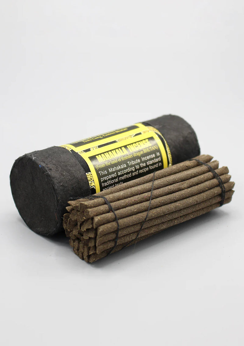 Tibetan Mahakala Incense - Traditional Luck and Protection Tribute - 2
