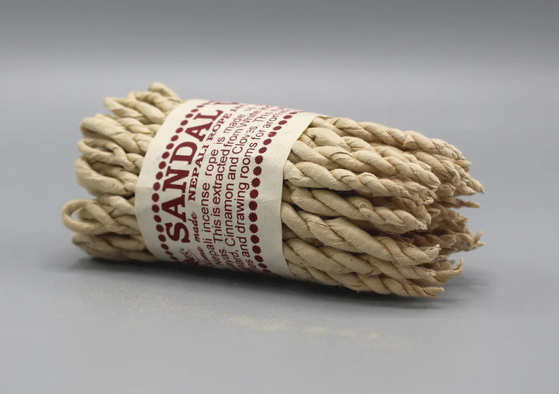 Nepali Sandalwood Rope Incense - Aromatic Himalayan Blend - 1