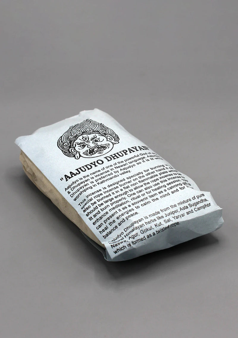 Aajudyo Dhupayan Lokta Rope Incense - Nepalese Paper Pack - 4