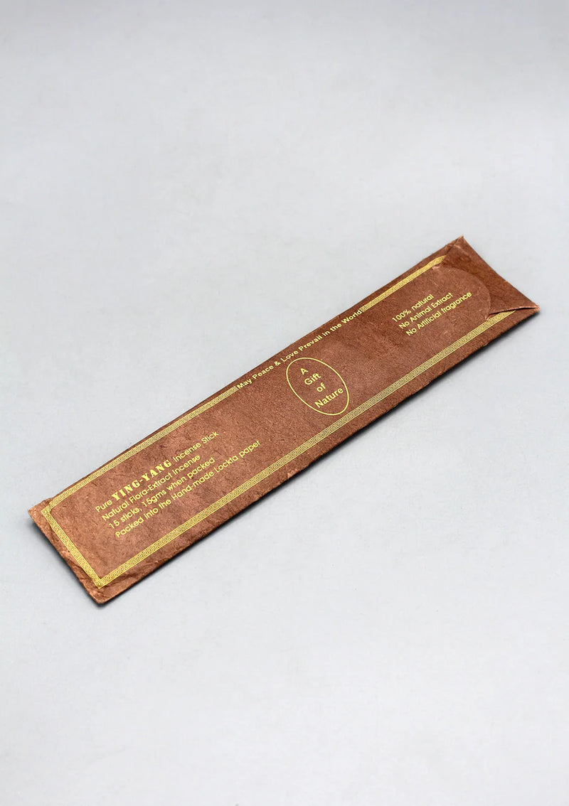 Ying Yang Flora Incense Sticks - 100% Natural Fragrance for Peace and Harmony - 1