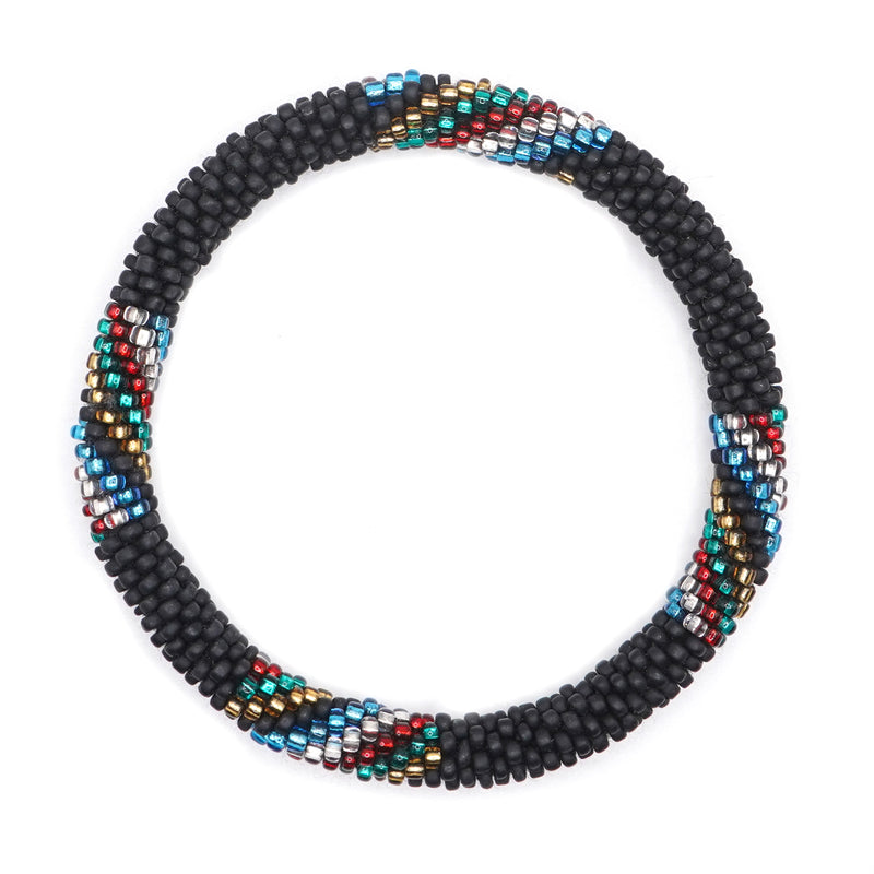 Handmade Nepal Glass Bead Bracelet – HY1