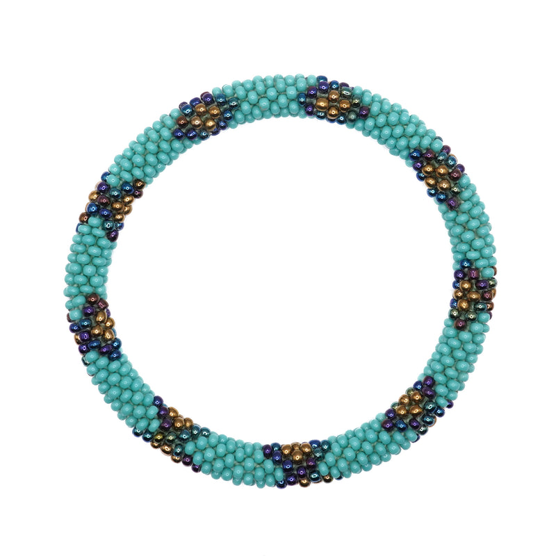 Handmade Nepal Glass Bead Bracelet – HY21