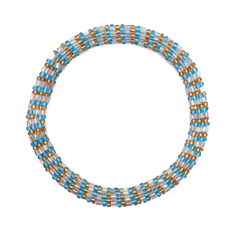Handmade Nepal Glass Bead Bracelet – HY30