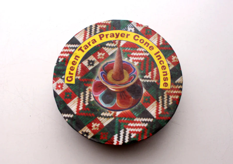 Green Tara Cone Incense - Sacred Blend for Wishes & Protection - 3