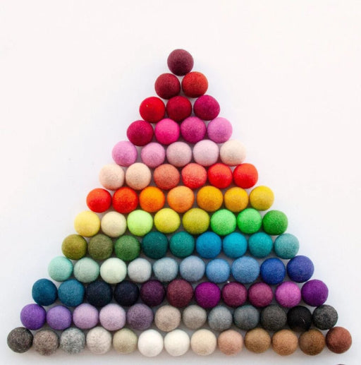 Felt Balls for Minimalist and Natural Décor